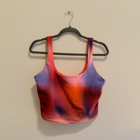 Joe Fresh Pink + Purple Align Dupe Sports Bra - Picture 1 of 5